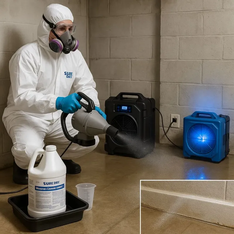 Sanitization and Odor Removal process in New Castle, KY